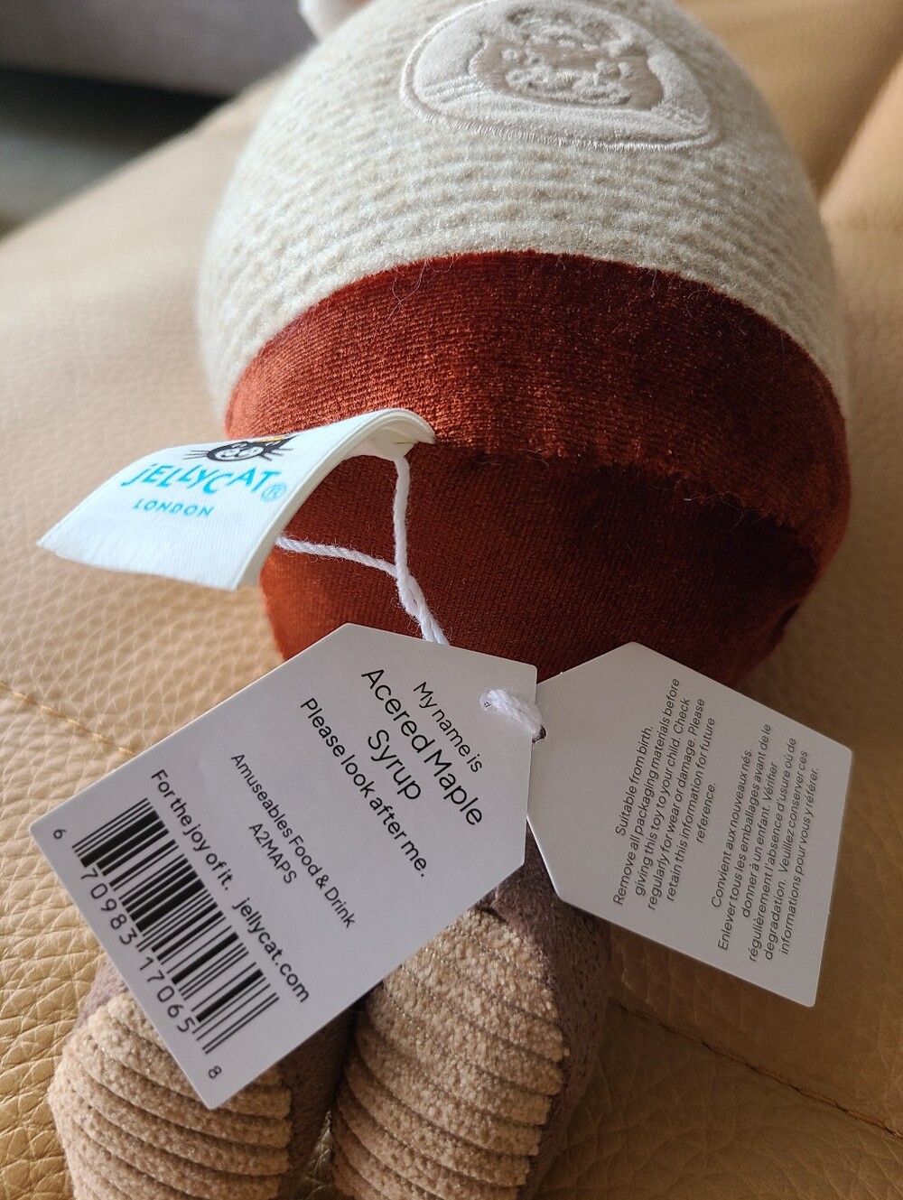 Jellycat Acered Maple Syrup - Picture 2 of 4